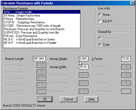 Resistance Dialog